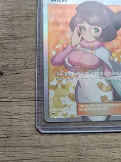 Pokemon Burning Shadows Wicke Holo Full Art Ultra Rare 147/147 NM - Image 5