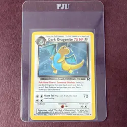 Pokemon Dark Dragonite 5/82 Team Rocket Rare Dragon 70 HP Wizards 2000 - Image 1