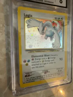2000 Pokemon Neo Genesis Lugia 9/111 Holo CGC 8 - Image 2