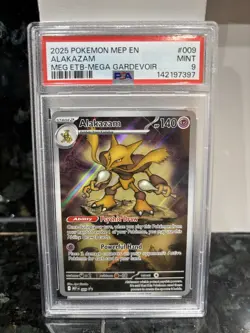 2025 Pokemon MEP EN Alakazam MEG ETB-MEGA Gardevoir PSA 9 Mint - Image 1