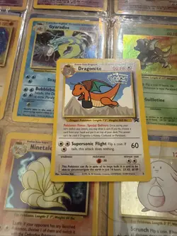 Pokemon TCG Dragonite #5 WB Movie Black Star Promo 1999 Wizard of the Coast - Image 1