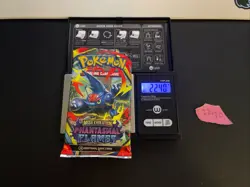 22.40g VERY HEAVY Phantasmal Flames Pokemon Sealed Booster Pack New SIR/HRU - Image 1