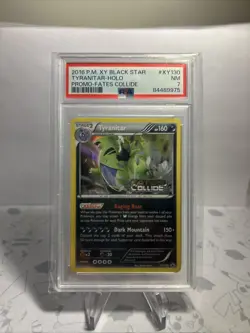 TYRANITAR XY Black Star Promo Fates Collide #XY130 PSA 7 Pokemon - Image 1