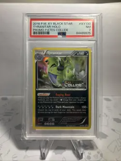 TYRANITAR XY Black Star Promo Fates Collide #XY130 PSA 7 Pokemon - Image 2
