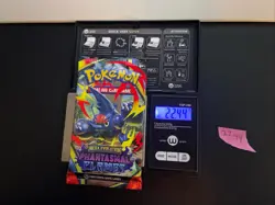 22.44g VERY HEAVY Phantasmal Flames Pokemon Sealed Booster Pack New SIR/HRU - Image 1