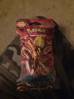 pokemon xy steam siege sleeved booster pack Sealed Not Wieghed - Image 1