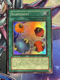(AA) FREE SHIPPING Scapegoat SDJ-041 Super Rare Unlimited Yu-Gi-Oh! MP (1) - Image 1