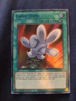 Comic Hand (Blue) DLCS-EN077 Dragons of Legend: The Complete Series 1st Edition - Image 1