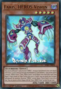 Yu-Gi-Oh ! Faris, HEROS Vision RA01-FR004 VF/ULTRA - Image 1