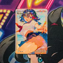 Ryuko Matoi Kill la Kill Full Art Custom Card Trainer Anime Waifu Holofoil II - Image 4