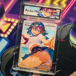 Ryuko Matoi Kill la Kill Full Art Custom Card Trainer Anime Waifu Holofoil II - Image 5