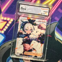 Bea Full Art Pokemon Goddess Story Custom Trading Card Anime Waifu Holofoil - Image 5