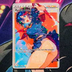 Ryuko Matoi Kill la Kill Full Art Custom Goddess Story Card Anime Waifu Holofoil - Image 1