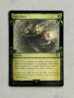 Ent's Fury (Showcase Scrolls) FOIL #615 - Lord of the Rings LTR MTG - NM - Image 1