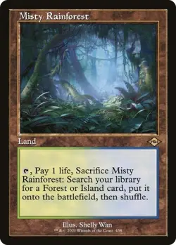 1x Misty Rainforest Retro Border (Modern Horizons 2) - Image 1
