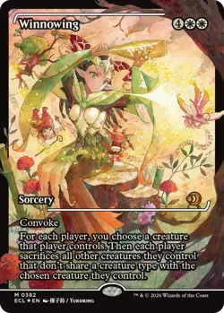 Foil - Winnowing (Showcase) - 382 - Lorwyn Eclipsed - NM - Image 1