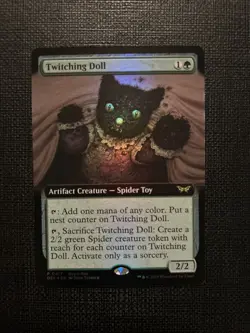 Twitching Doll Extended Art Foil MTG Promo - NM - - Image 1