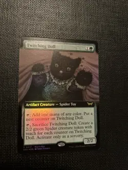 Twitching Doll Extended Art Foil MTG Promo - NM - - Image 2