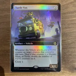 Turtle Van (Extended Art Foil) Rare MTG Ninja Turtles - Image 1