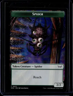 Spider - Token - 12 - DSK - NM - MTG Magic the Gathering - Image 1