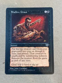 Shallow Grave Mirage Regular Excellent - MTG Magic the Gathering - Image 1