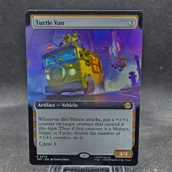 Turtle Van Extended Art Teenage Mutant Ninja Turtles TMNT MTG TMT - Image 1