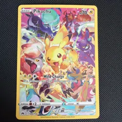 Pokemon Pikachu Secret Rare 160/159 Crown Zenith Full Art Holo NM - Image 1