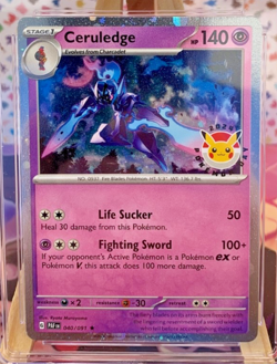 2024 pokemon day pladean fates ceruledge #40 CGC pristine 10 - Image 2