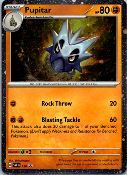 Pupitar - SVP120 - Pokemon Scarlet & Violet Promo Prerelease Holo NM - Image 1