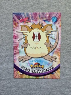 Raticate #20 1999 Topps Pokemon TV Animation Edition Series 1 Blue Logo - Image 1