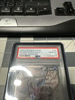 2022 POKEMON SWSH ASTRAL RADIANCE #167 FULL ART/ORIGIN FORME PALKIA V PSA 10 - Image 2