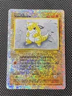 Pokemon Legendary Collection Reverse Holo Foil Sandshrew 91/110 LP+ - Image 1