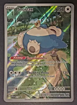 Pokemon TCG- Snorlax 051 Black Star Promo- 151 ETB SVT Promo - Image 1