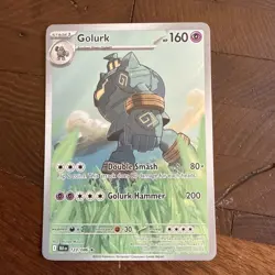 Golurk 123/086 Sv: Black Bolt Holo Pokemon Near Mint - Image 1
