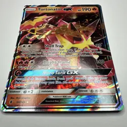 Turtonator GX 18/145 Ultra Rare Full Art Holo Sm-Guardians Rising Pokemon TCG - Image 3