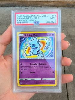 Pokemon Shining Mew PSA 9 Shining Legends 40/73 - Image 1