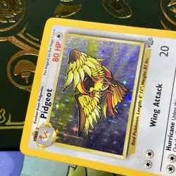 Pidgeot 8/64 Holo Rare Pokemon 1999 Jungle - MP - Image 3