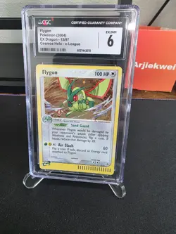 🔥 FLYGON COSMOS HOLO E-LEAGUE #15/97 - 2004 POKEMON EX DRAGON CGC EX/NM 6 - Image 1