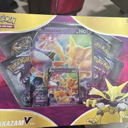 NEW FACTORY SEALED POKEMON TCG ALAKAZAM V COLLECTION BOX EVOLVING SKIES - Image 5