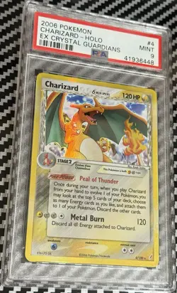 2006 Pokemon EX Crystal Guardians # 4 Charizard Holo PSA 9 MINT! Trusted Seller! - Image 2
