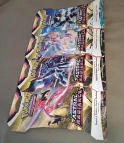 Pokemon Sword & Shield: Astral Radiance - Sleeved Booster Pack Lot Of 4 - Image 2