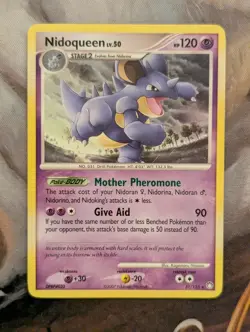 Nidoqueen Rare 31/123 DP - Mysterious Treasures Pokemon TCG - Image 1