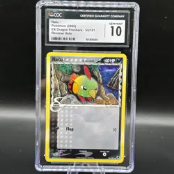 Pokemon Natu #55 EX Dragon Frontiers 2006 - CGC 10 Gem Mint - Image 1