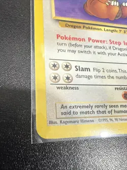 1999 Pokemon Dragonite 19/62 Fossil Unlimited Non-Holo Rare Near Mint NM - Image 2