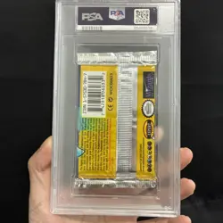 1999 Pokemon TCG Base Set Unlimited Blastoise Black Triangle Error PSA 8 - Image 2