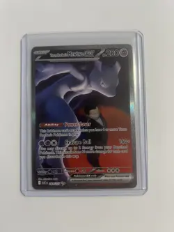 Team Rocket's Mewtwo EX 281/217 ASCENDED HEROES Pack Fresh NM Pokemon English - Image 1