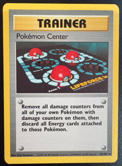 Pokemon TCG Pokemon Center Base Set 85/102 Regular LP/MP - Image 1