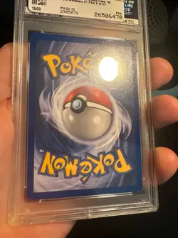 1999 Pokemon Alakazam Base Set 1st Edition Shadowless Holo #11/102 PSA 9 Mint - Image 2