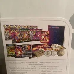 New Sealed Charizard Ultra Premium Collection Box UPC Pokemon TCG Sword & Shield - Image 4