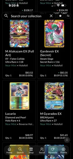 Pokemon TCG Ultra Rare Lot Gyarados EX, Umbreon EX, Alakazam EX, Holofoil - Image 3